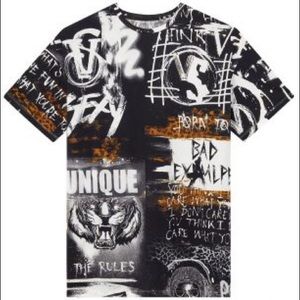 VS x Balmain Graphic oversized Tee